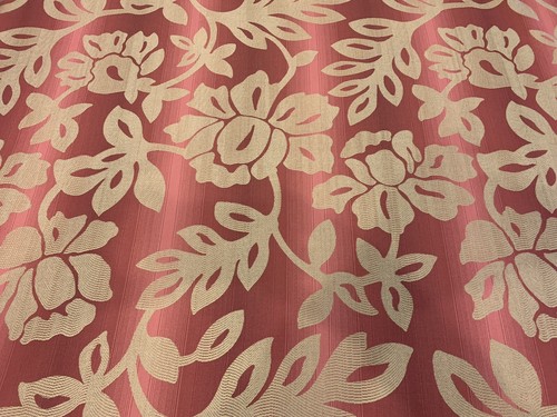Laura Ashley Drape Ellington Cranberry Upholstery Fabric SOLD PER METRE 😊 - Picture 5 of 13