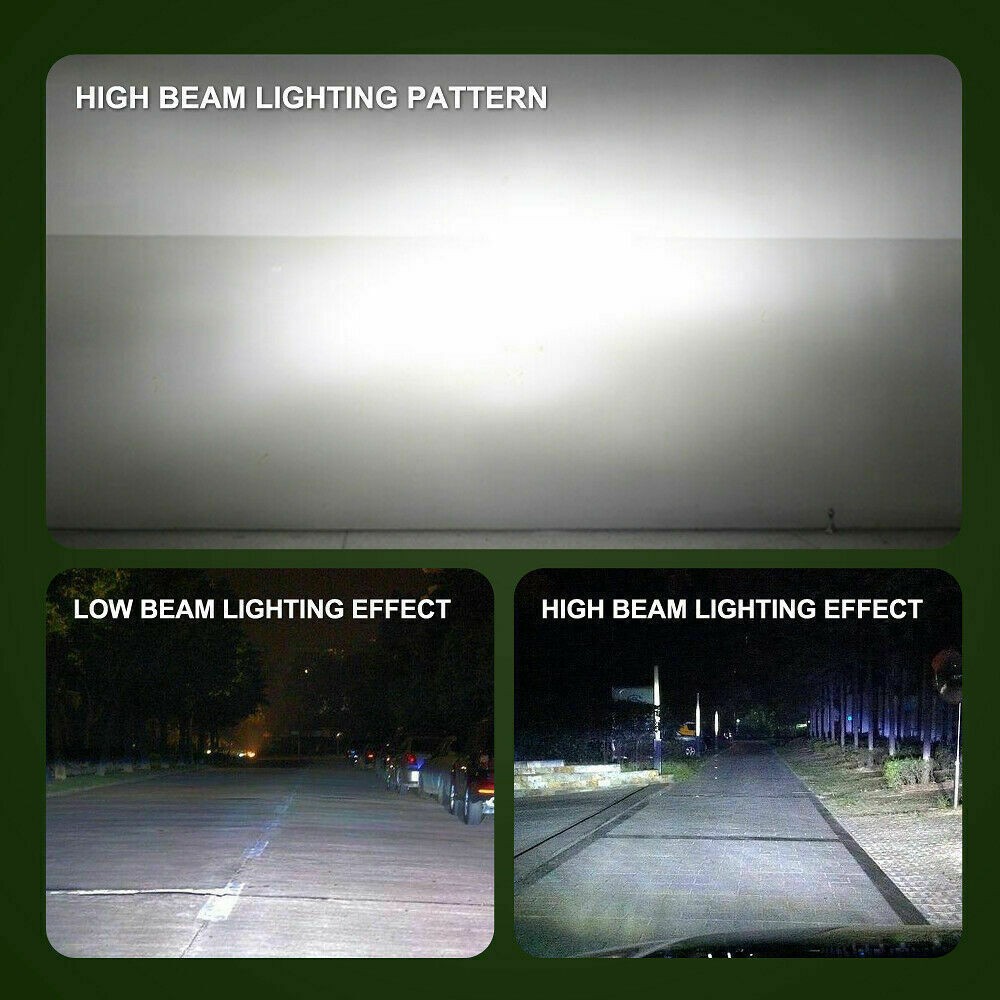 5-3/4" 5.75 Inch Round LED Halo Headlights Angel Eyes High Low Beam DRL 4PCS A+