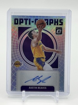 2024/25 Optic Opti-Graphs Austin Reaves Los Angeles Lakers Auto Silver /25 SSP