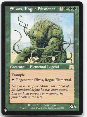 Silvos, Rogue Elemental *Regular* LIST 282/350 NM