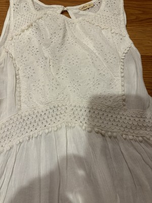 Vintage Y2K Hollister White Lace Tank Top Small | eBay