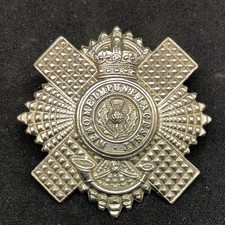 Queen's Own Cameron Highlanders - Original British Army Cap Badge