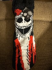 The NIghtmare Before Christmas Slipper Socks Shoe Size 4-10 - 1 Pair of Socks