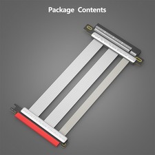 NEW PCI Express 5.0 16X to 16X Riser Cable 20CM PCIe X16 5.0 Expansion Cable