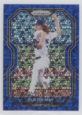 2021 Panini Prizm Tier III Blue Donut Circle Prizm 93/199 Dustin May #205 1b8