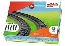 Märklin My world H0 23300 Gleis-Ergänzungspackung mit Zwei Handweichen in OVP 