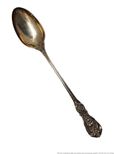 Antique Reed Barton Francis I Sterling Silver Serving Spoon 1907 13.5 Inch 7 Ozt