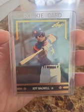 1991 Leaf Jeff Bagwell Gold Rookie SSP #BC14 Houston Astros (Vintage)