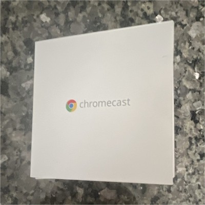 Google Chromecast HDMI Streaming Media Player Dongle, Black open box unused thou