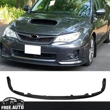 Front Bumper Lip Fits 11-14 Subaru Impreza Wrx Sti V-limited Style Gloss Black Front Bumper Lip Fits 11-14 Subaru Impreza Wrx Sti V-limited Style Gloss Black