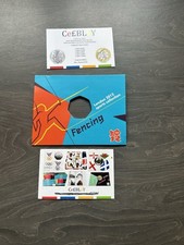 EMPTY ROYAL MINT LONDON OLYMPIC SPORTS FENCING 50p COIN BLISTER PACK NO COIN. - Available on eBay