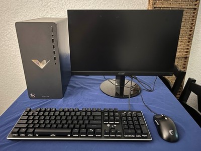 HP Victus Gaming PC Bundle (AMD Ryzen 7, GTX 1660 Super, 16GB RAM, 512GB SSD)