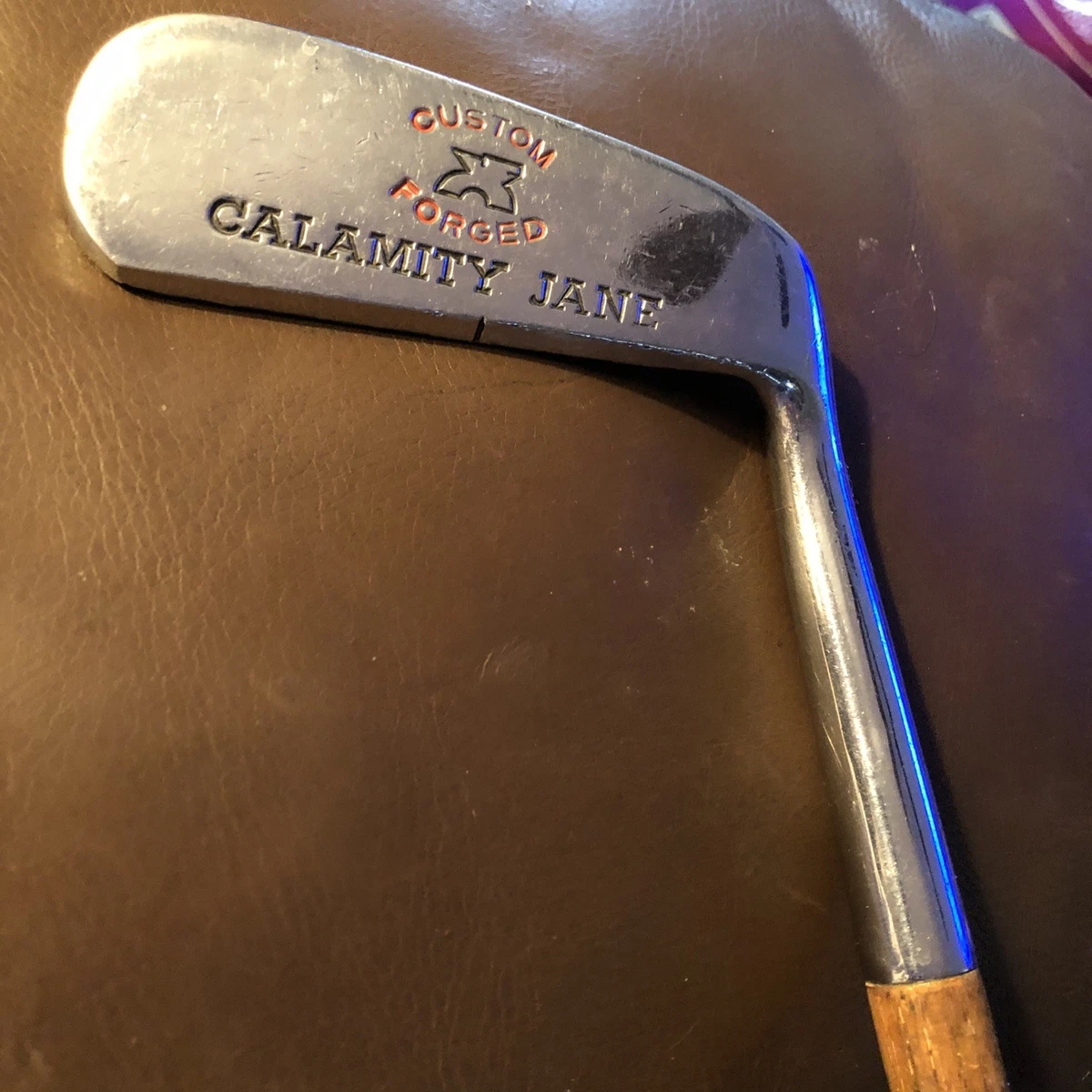 Putter Vintage Spalding Calamity Jane - Manche En Caryer - Bobby Jones - Droitier