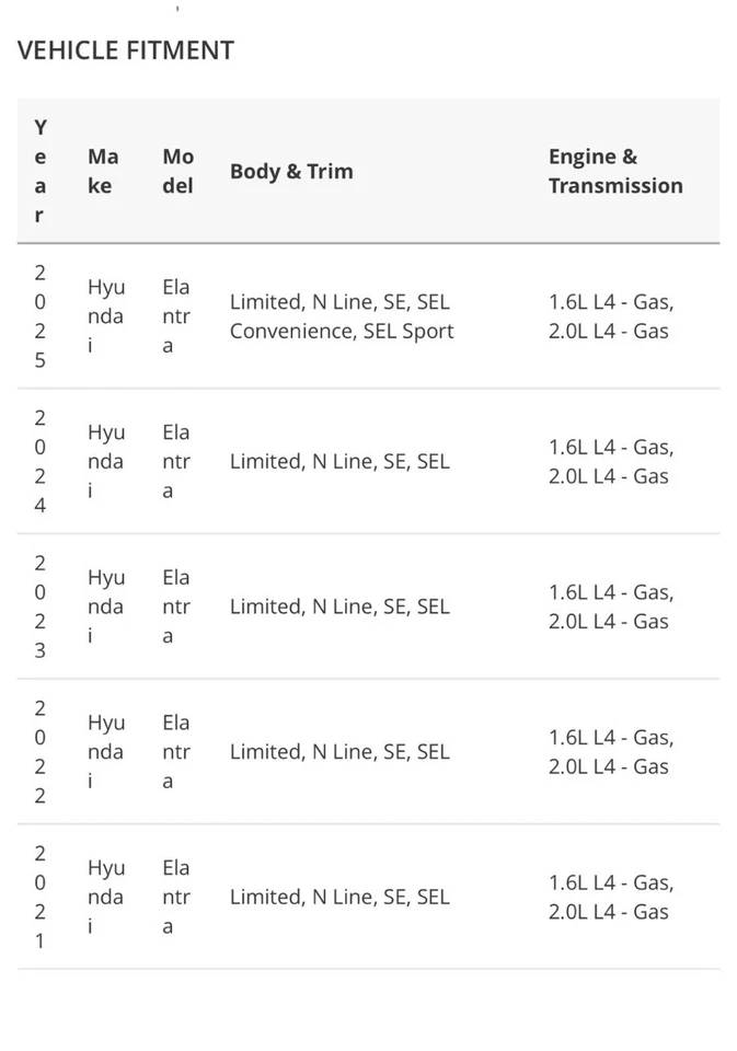 Filtro de aire motor original Hyundai Elantra 2021-2025 28113-AA670 28113-AA100 Foto 4 de 4