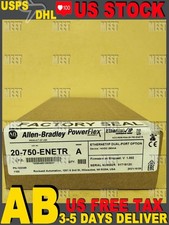 New Sealed Allen Bradley 20-750-ENETR A Ethernet/IP Dual Port Option Powerflex
