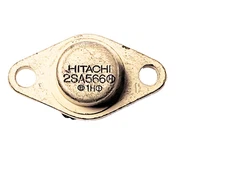 2SA566 "Original" Hitachi Transistor TO-66 1  pc