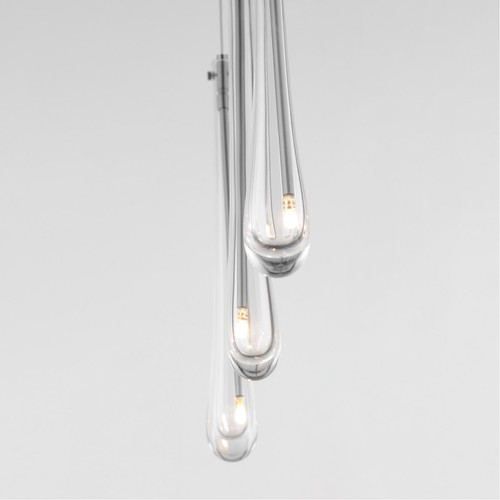 ET2 Contemporary Lighting E24213-122SN Stillo Pendant Satin Nickel - Picture 6 of 9