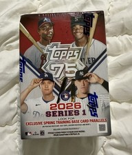 SEALED 2026 Topps Baseball 75th Edition Series 1 Value Box
