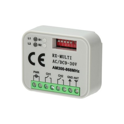 300-868MHz Multi-Frequency Receiver Rolling/Fixed Code Switch Controller On/Off