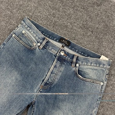 A.P.C. Petit New Standard Jeans Medium Blue straight slim 