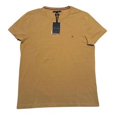 Tommy Hilfiger T-Shirt Herren XL Beige Slim F...