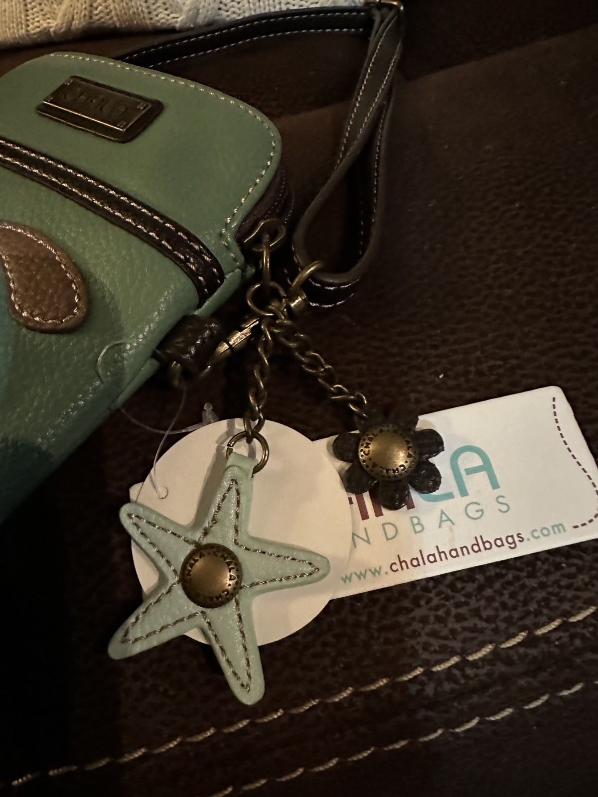 Chala Cellphone Crossbody Ocean Turtle Themed, Adjustable Strap Purse NWT