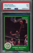 1983-84 Star #33 Cedric Maxwell PSA 7 Boston Celtics