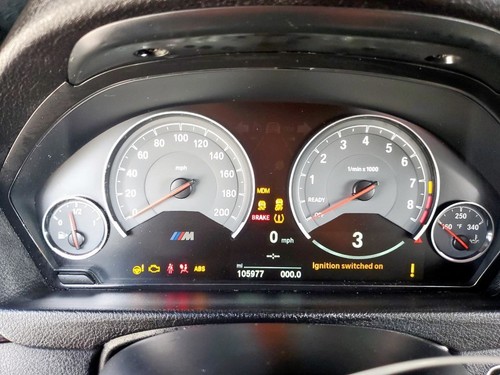 16-17 BMW M3 3.0L Twin Turbo Rear View Automatic Dimming Mirror E11026662 - Picture 11 of 12