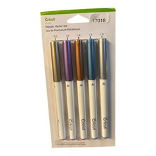 Cricut Medium Point Pen Set Metallic 5 colors