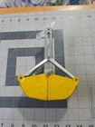 Vintage Mighty Tonka Crane Clam Shell Bucket Clamshell Yellow