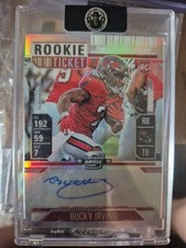 Bucky Irving Rookie Auto On Card Contenders Optic Rookie Ticket