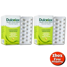 ✅ Dulcolax 5mg Bisacodyl 200 Tabs ×2 Fast Constipation Relief | Free Ship