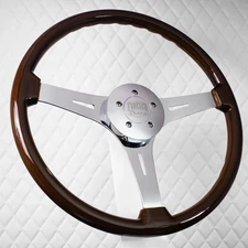 Forever Sharp 18" Wood Steering Wheel Freightliner, Kenworth, Peterbilt, Volvo