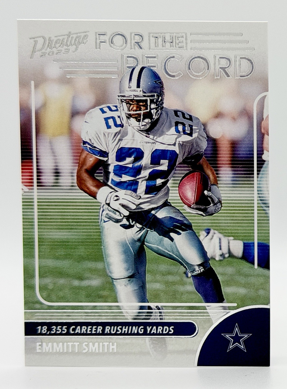 2023 Panini Prestige For the Record #19 Emmitt Smith Dallas Cowboys