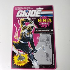 Product Image: 1992 GI Joe Storm Shadow V3 Ninja Force Complete Uncut Filecard Cardback