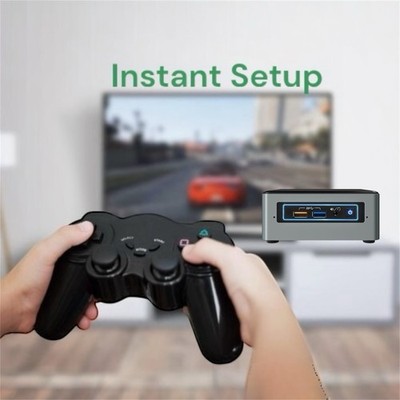 Custom Arcade Gaming Mini NUC PC Console 4-CORES 500GB WiFi/BT A/C AD Loaded  ️