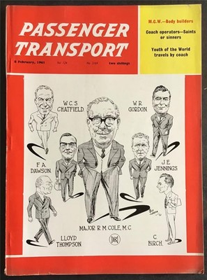 PASSENGER TRANSPORT Magazine 8 FEB 1961 Vol 124 MORRIS J2 MINIBUS TESTED