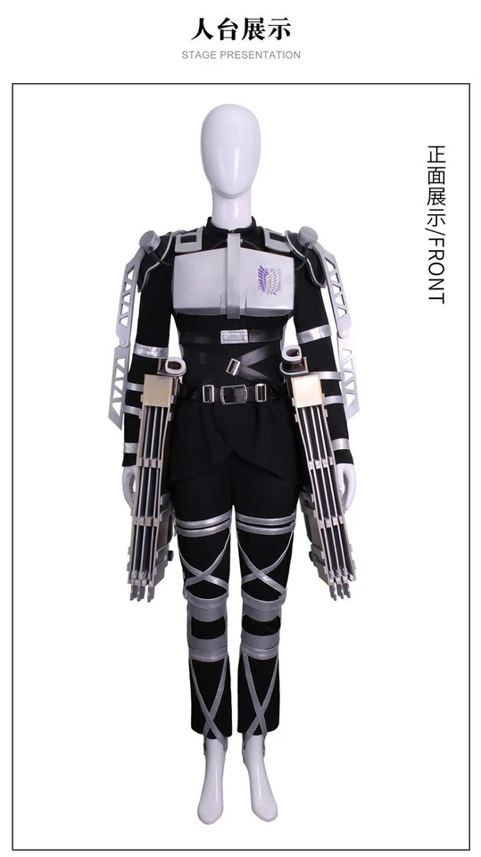 Anime Attack On Titan The Finish Temporada Disfraz Trajes Traje de Halloween Foto 4 de 4