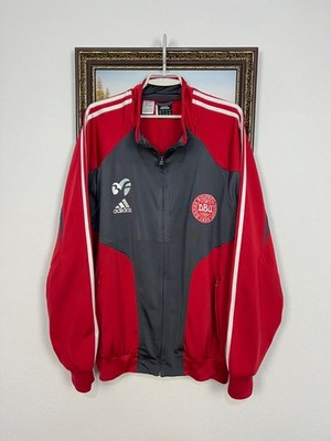 Vintage Adidas Denmark Football National Team Jacket Soccer Track