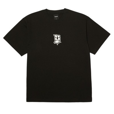 HUF MEGABLAST CORE TEE BLACK/WHITE