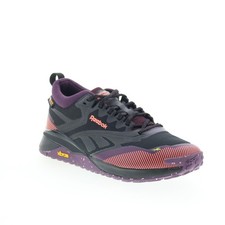 Reebok Nano X4 Adventure Womens Black Mesh Athletic Cross Training Shoes