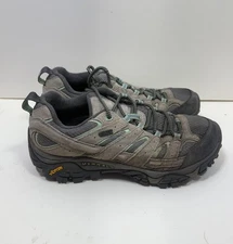Merrell Men's Moab 3 Women’s Waterproof Hiking Shoes Gray Blue Size 8.5