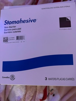 Convatec Stomahesive Skin Barrier Wafer 8x8 Sheet (3/bx)  REF # 21715 Brand New