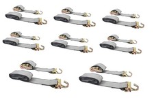 8 Pack 2x12 E Track Ratchet Strap W J Hook For Enclosed Trailers 3000 Lbs 8 Pack 2x12 E Track Ratchet Strap W J Hook For Enclosed Trailers 3000 Lbs
