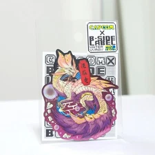 Monster Hunter Capcom x B-Side Label Sticker Mizutsune Japanese Ukiyo-e style
