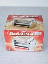 Imperia Ravioli Pasta Maker With Accessories Made In Italy Boxed 2 - 5x5 cm NEW