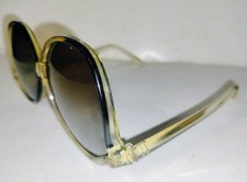 Vintage 1960s Polaroid Sunglasses Amber Pop/Mod Upside Down Model 8073-RARE
