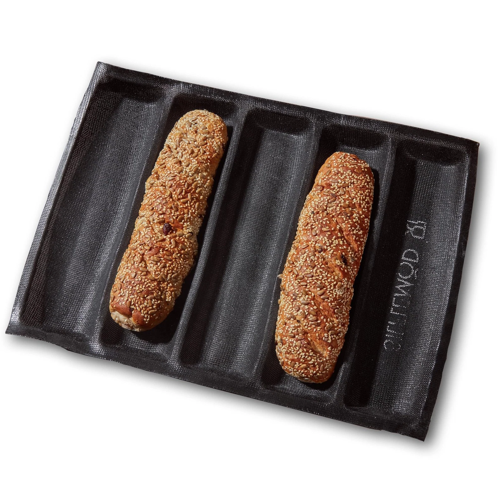 SIFLEMOD Silicone Baguette Mold - Non-stick Fench Bread Flexi Mesh Pan, Perfo...
