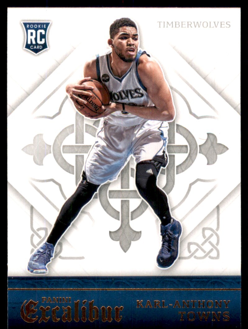 2015-16 Panini Excalibur Karl-Anthony Towns Rookie Minnesota Timberwolves #167