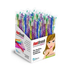 100 x Disposable Adult Toothbrush Pre-Pasted with Xylitol 100 Pack
